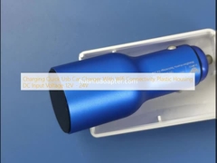 Schnellladen USB-Auto-Ladegerät mit WLAN-Verbindung Kunststoffgehäuse Gleichspannung Einstiegsspannung 12V - 24V