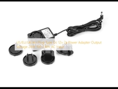 US/EU/UK/AU Stecker Typ Dc 12v 2a Stromadapter Ausgangsspannung 24W 100-240V Wechselstrom-Eingang